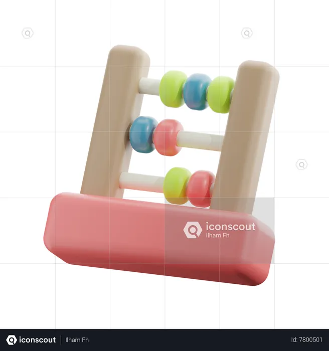 Abacus  3D Icon