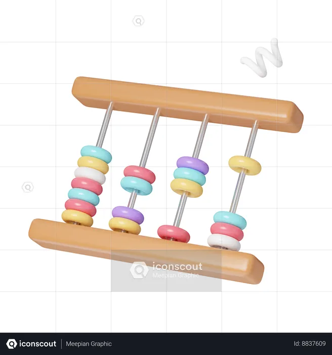 Abacus  3D Icon