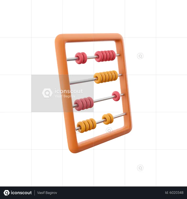 Abacus  3D Icon