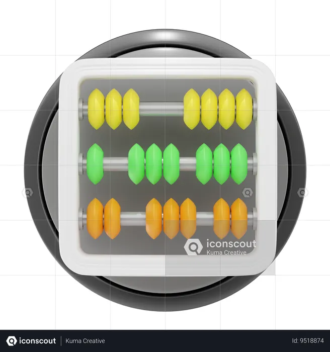 Abacus  3D Icon