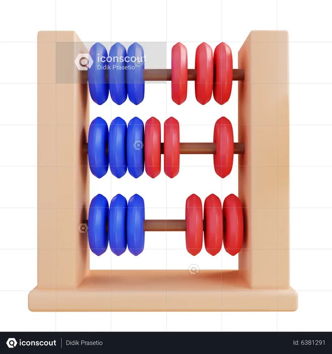 Abacus  3D Icon