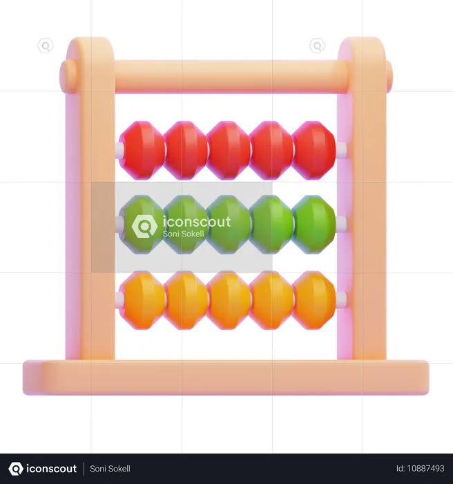 Abacus  3D Icon