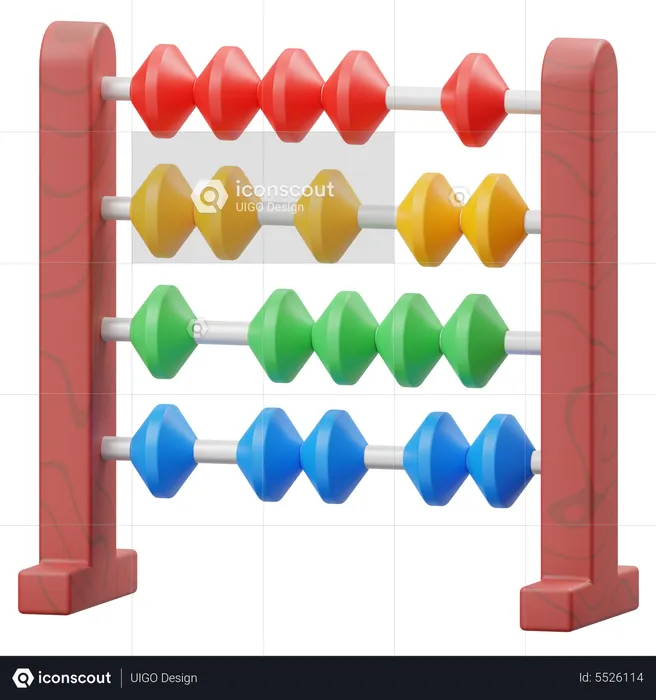 Abacus  3D Icon