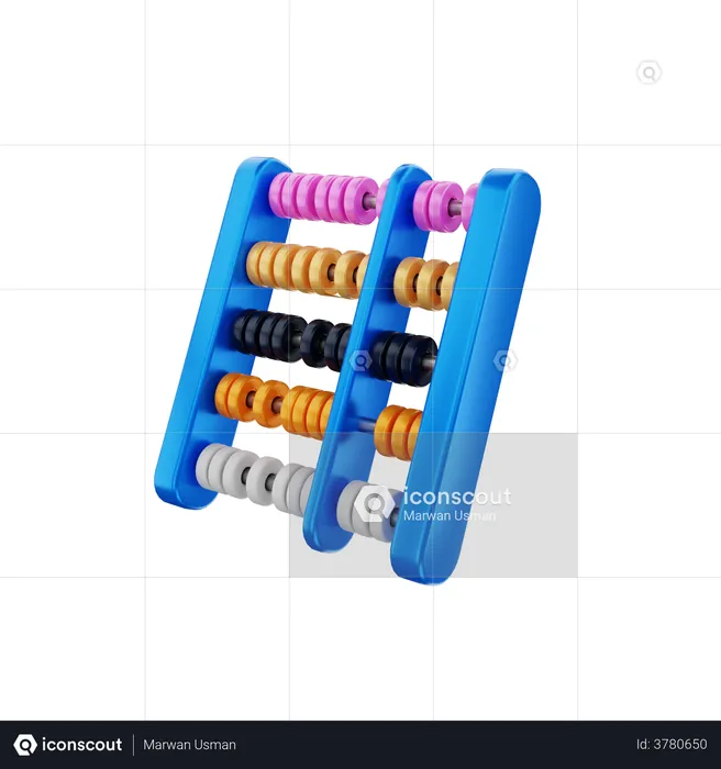 Abacus  3D Illustration
