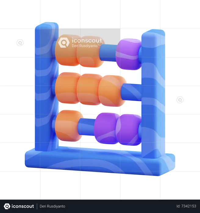 Abacus  3D Icon