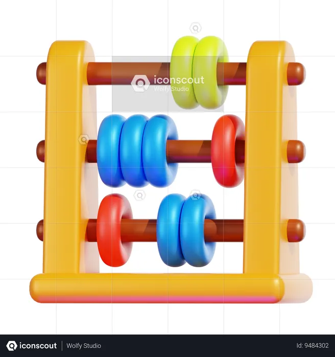ABACUS CALCULATOR  3D Icon