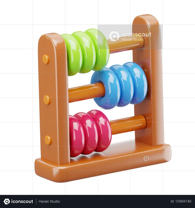 Abacus Calculator  3D Icon