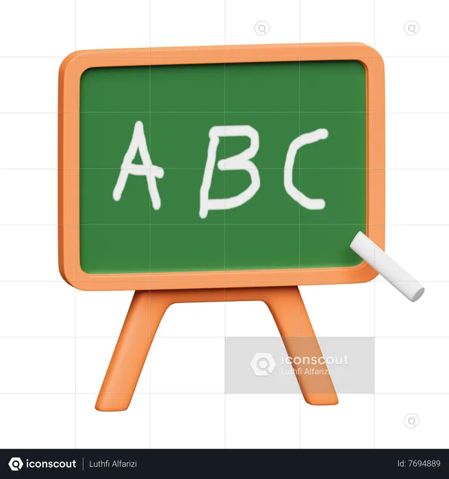 Abc Board  3D Icon