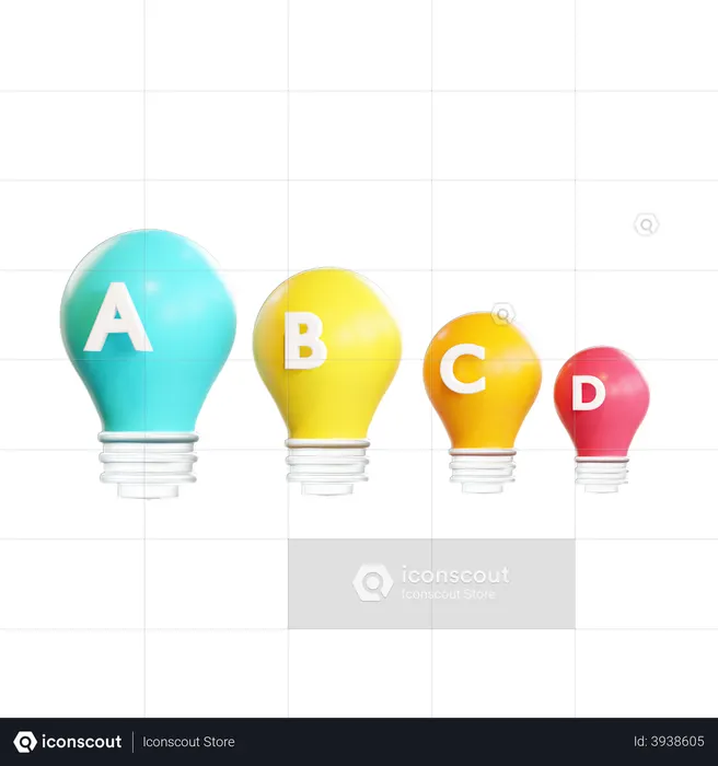 Abcd Grph  3D Illustration