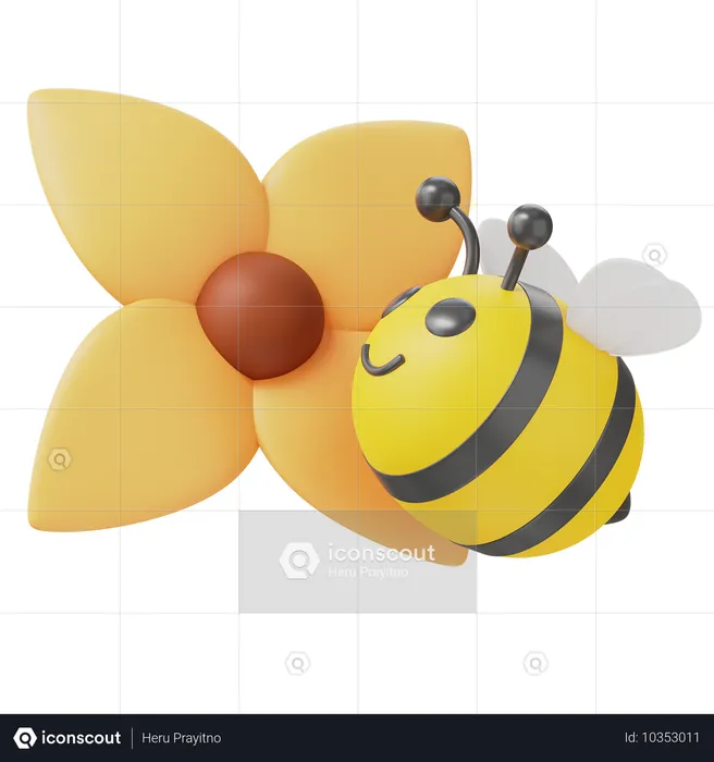 Abeille  3D Icon