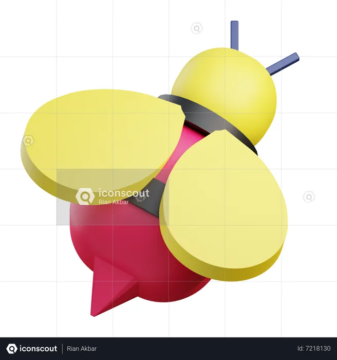 Abeille  3D Icon