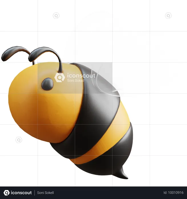 Abeja  3D Icon