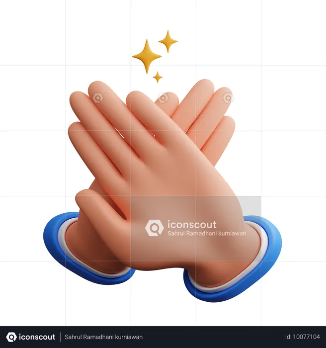 Ablehnung Handbewegung  3D Icon