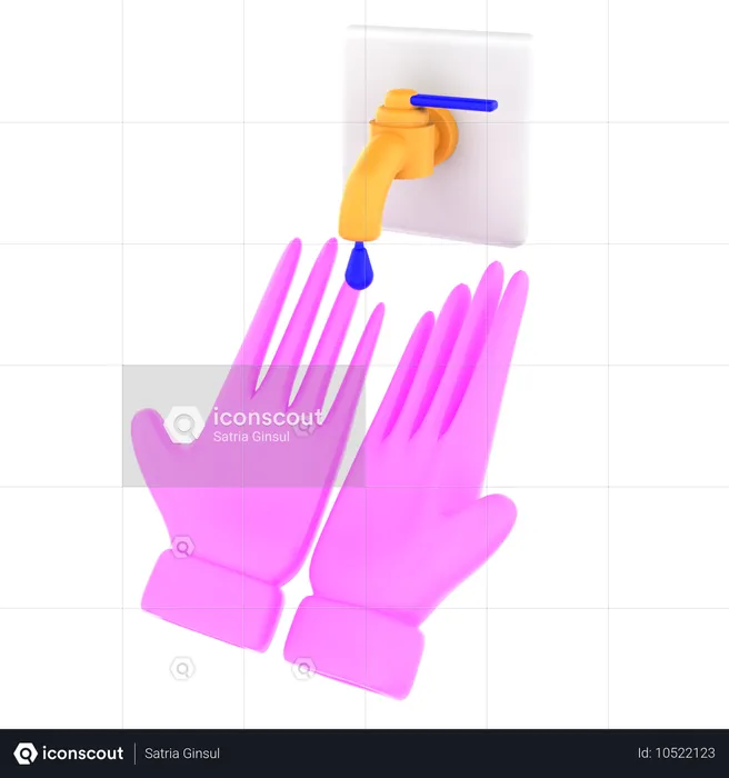 Wudu  3D Icon