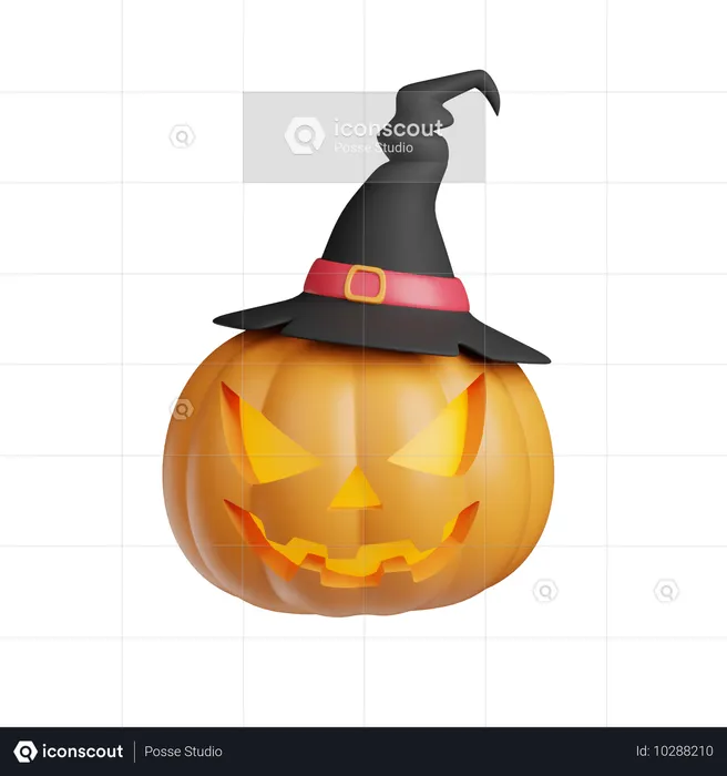 Abóbora de Halloween  3D Icon