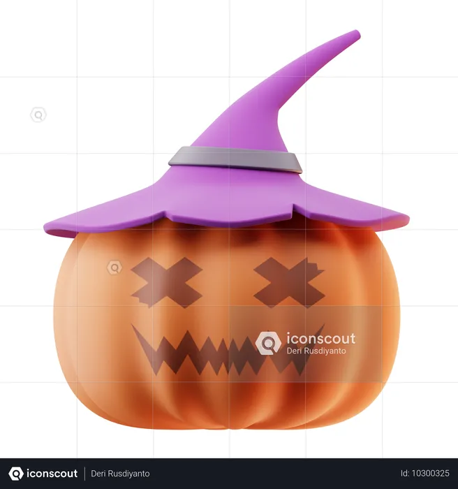 Abóbora de Halloween  3D Icon