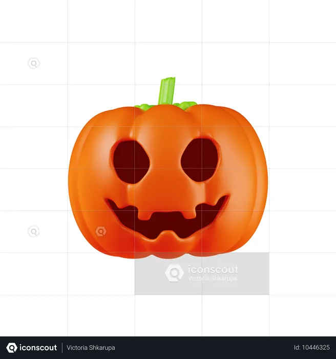 Abóbora de Halloween  3D Icon