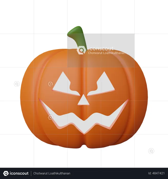 Abóbora de Halloween  3D Icon