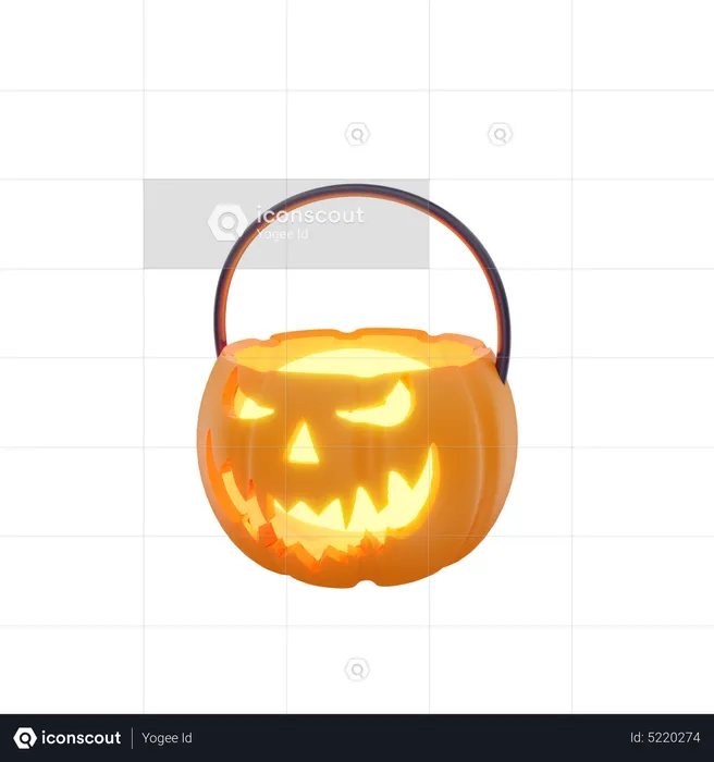 Abóbora de Halloween  3D Icon