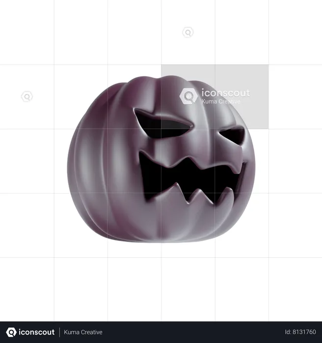 Abóbora de Halloween  3D Icon