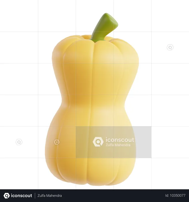 Fruta abóbora  3D Icon