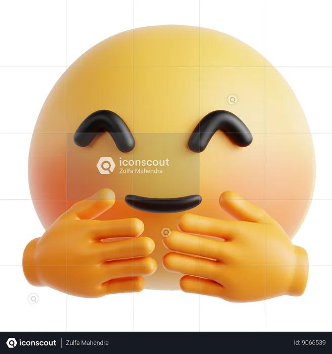 Abraço em emoji Emoji 3D Icon