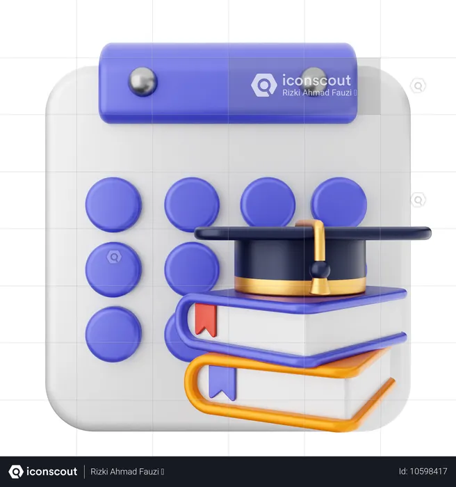 Abschlusskalender  3D Icon