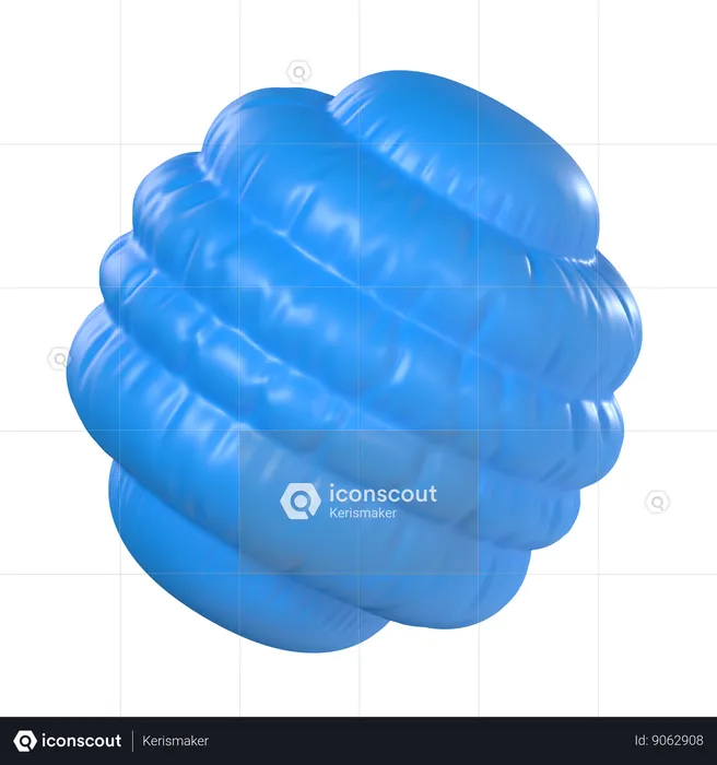 Abstrac Sphere Balloon  3D Icon