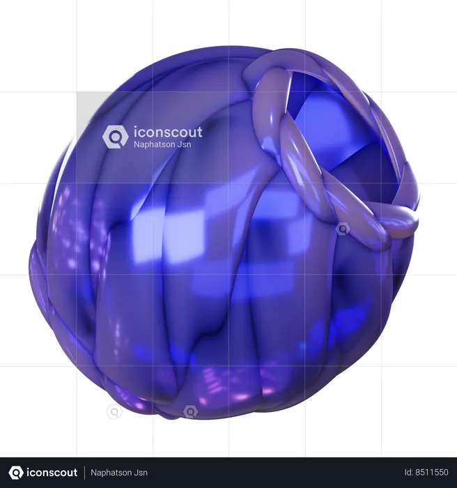 Abstract Ball  3D Icon