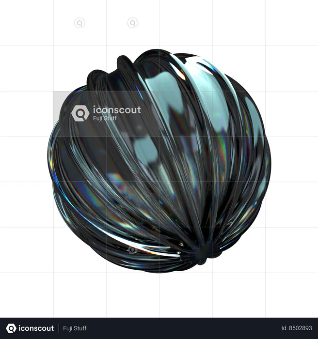 Abstract Ball  3D Icon