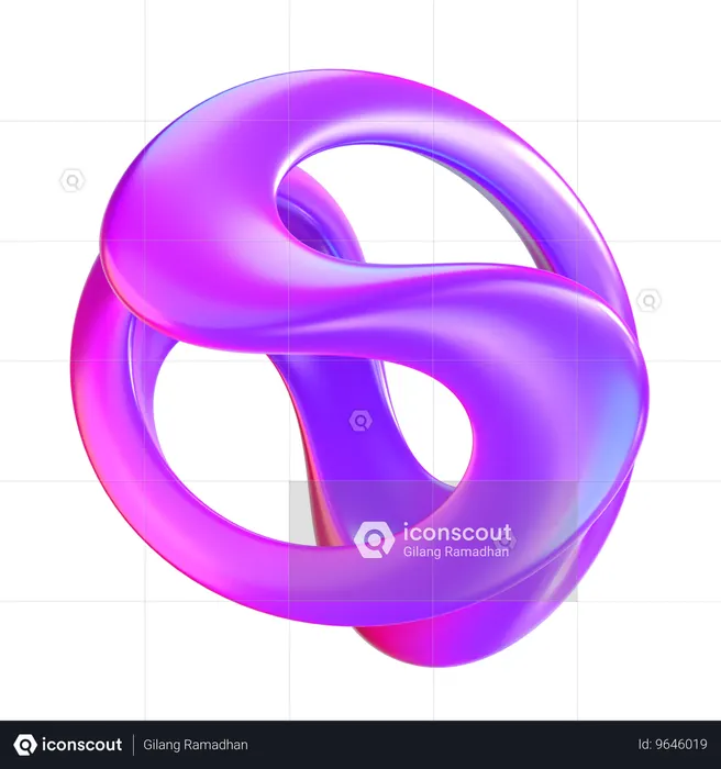 Abstract Ball Shape  3D Icon