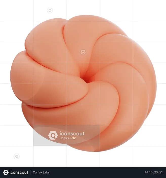 Abstract Balloon Shape  3D Icon