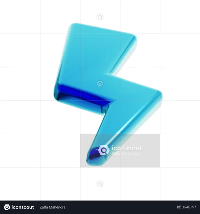 Abstract Flash  3D Icon