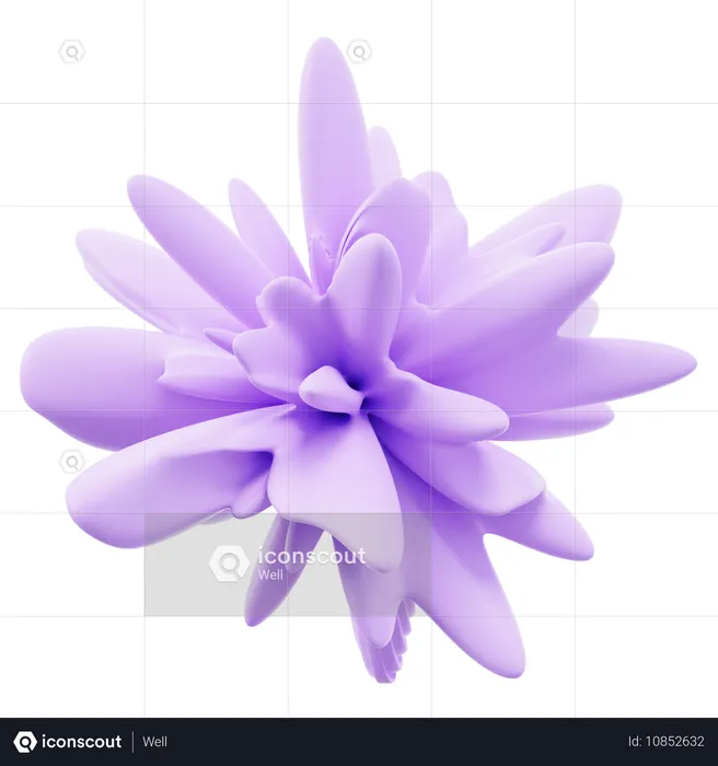 Abstract Flower Explosion  3D Icon