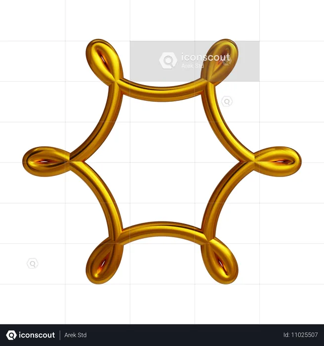 Zykloide Goldzusammenfassung  3D Icon