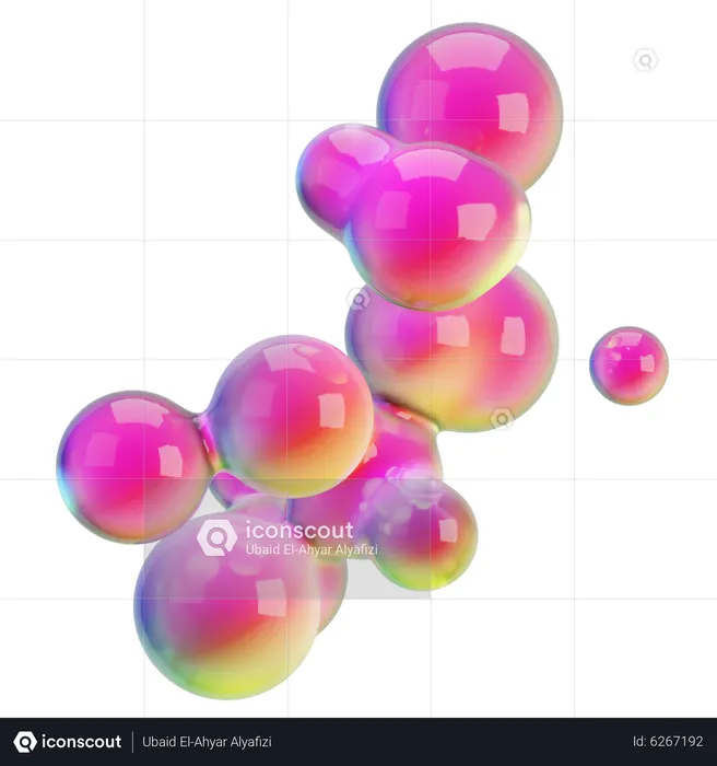 Abstract Liquid Shape  3D Icon