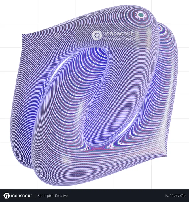 Abstract Pattern Shape  3D Icon