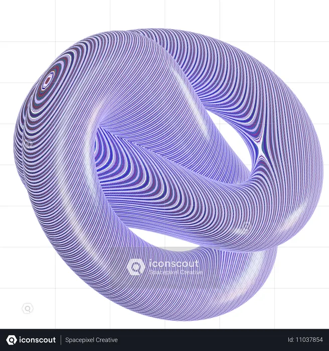 Abstract Pattern Shape  3D Icon