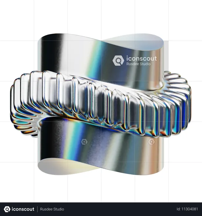 Abstract Pipe  3D Icon