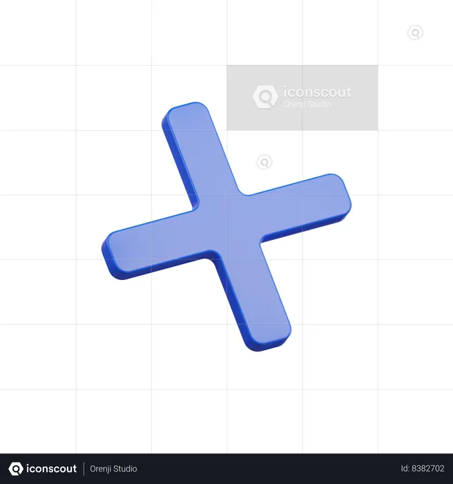 Abstract Plus  3D Icon