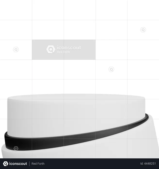 Abstract Podium  3D Icon