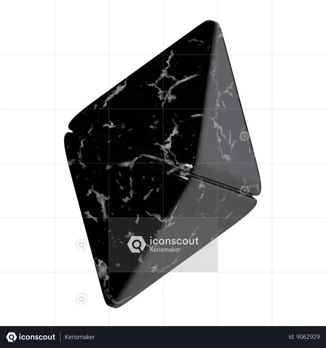 Abstract Pyramid Marble  3D Icon