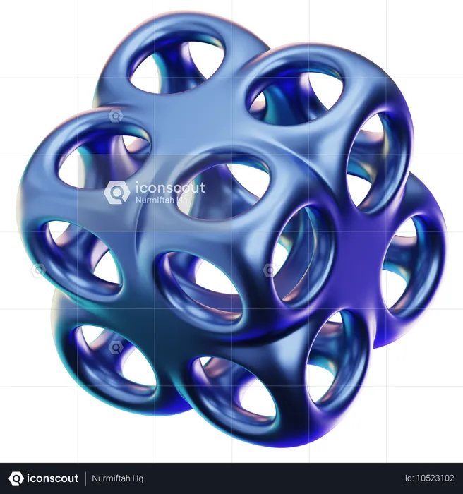 抽象的な形  3D Icon