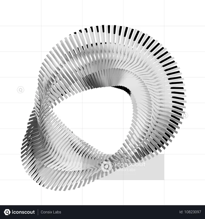 抽象的な形  3D Icon