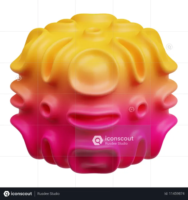 抽象的な形  3D Icon