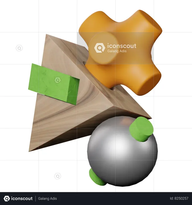 Abstract Shape  3D Icon