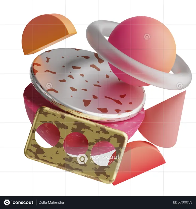 Abstract Shape  3D Icon