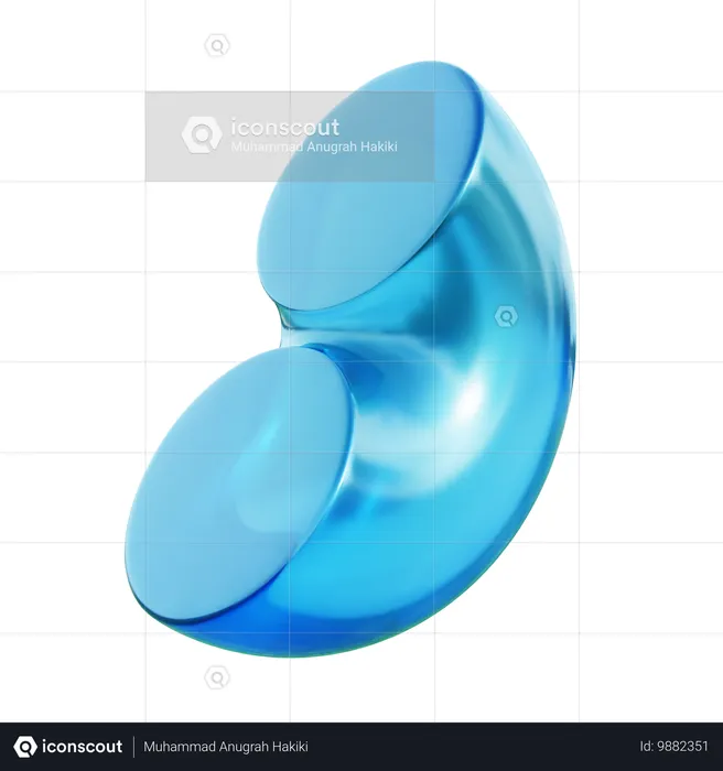 Abstract shape  3D Icon