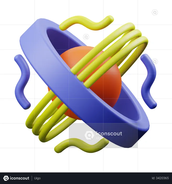 Abstract shape  3D Illustration