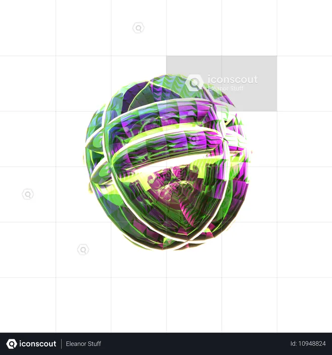 抽象的な形  3D Icon